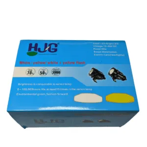 New HJG KZ30 60W Adjustable Focus Lens Fog Light With Inbuilt White/Yellow + Flashing Modes For All Motorcycles