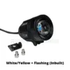 New HJG KZ30 60W Adjustable Focus Lens Fog Light With Inbuilt White/Yellow + Flashing Modes For All Motorcycles