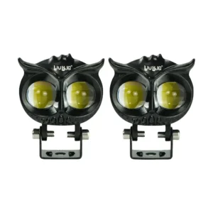 High-quality LED owl-shaped motorcycle fog lights for enhanced visibility and style on rides. Perfect for motorcycle safety, durable, easy to install, and designed for motorcycle enthusiasts.