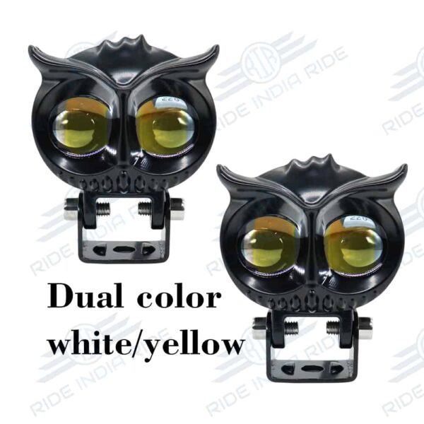HJG Owl 40W LED Dual Color High/Low Yellow/White Fog Lights (2 Pc)