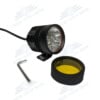 HJG L9X 90W CREE 9 LED Fog Light Auxiliary For Motorcycles With Yellow Filter (2 Pcs)