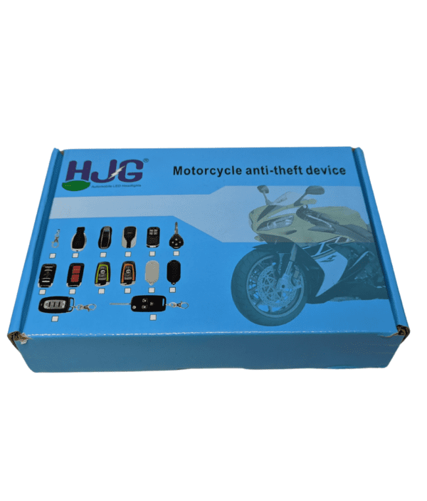HJG Anti Theft Alarm (One Way) Motorcycle Security Remote Control Engine Start Vibration Alarm Lock System