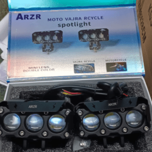 ARZR Mega Drive 3 Lens Dual Color Yellow/White LED Fog Lights (2 Pcs)