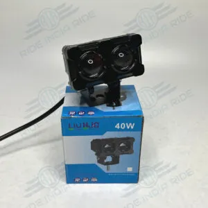 HJG Dual Shot 2 LED 40W Dual Intensity White/Yellow LED Fog Lights For All Motorcycles