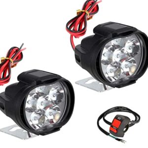 SSLG S6 universal LED Fog Lights For All Vehicles With Switch (2Pcs)