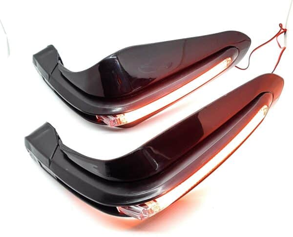 Universal Motorcycle Hand Guard with LED Indicator Light and Wind Deflector for Brake and Clutch Lever