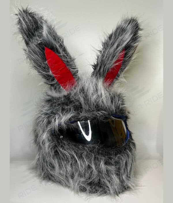 Motorcycle Funny Helmet Cover - Bunny
