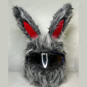 Motorcycle Funny Helmet Cover - Bunny