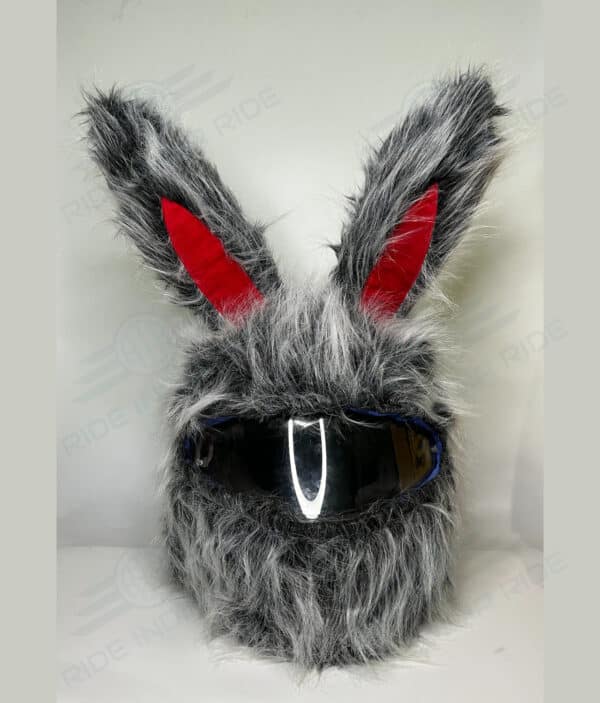 Motorcycle Funny Helmet Cover - Bunny