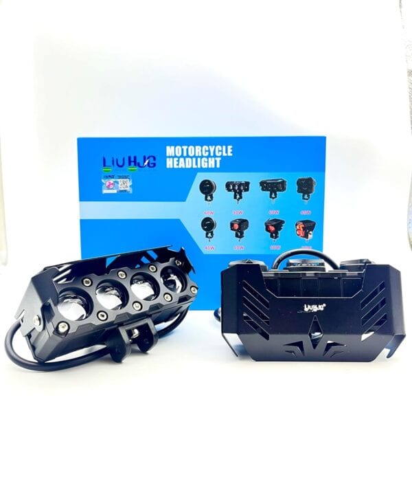 High-quality motorcycle LED headlight with multiple watt options, ideal for motorcycle riders seeking safety and visibility, available at Ride India Ride.