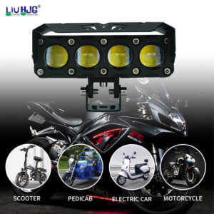HJG Mega Drive 4 Lens Dual Color Yellow/White LED Fog Lights