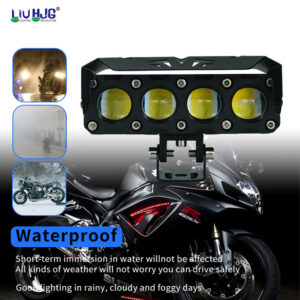 HJG Mega Drive 4 Lens Dual Color Yellow/White LED Fog Lights