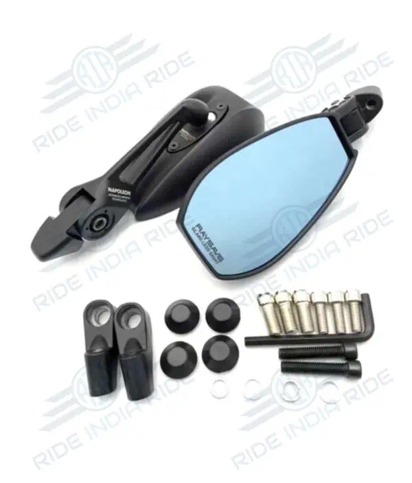 Tanax Napoleon Rearview Mirror Bar End + Regular Mount Anti-glare Universal