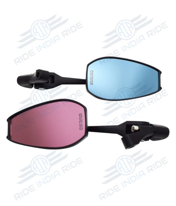 Tanax Napoleon Rearview Mirror Bar End + Regular Mount Anti-glare Universal