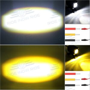Liu Hjg Single Lens Round 60W LED Fog Lights Yellow/White