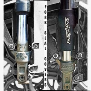 Mototrendz Fork Seal Covers Easy-fit Protectors for Extended Fork Life (3)