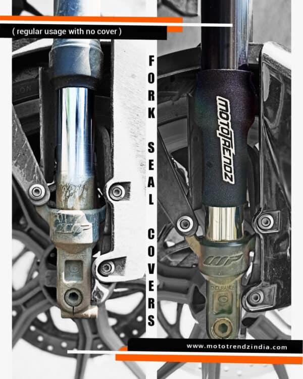 Mototrendz Fork Seal Covers Easy-fit Protectors for Extended Fork Life (3)