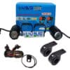 Original Liu HJG Mini Driving Fog Lights 40W Dual Colour For All Motorcycle/Scooters/Cars/Jeeps (Pair) (V3.0) With Wiring Harness & Clamps (Full Kit)
