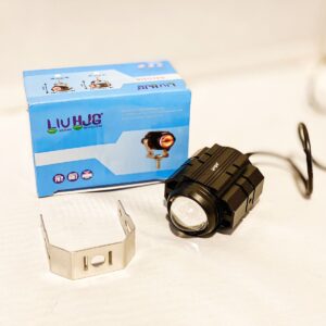 LIU HJG Mini Driving LED Fog Light Strobe Dual Intensity White/Yellow Flashing Pattern