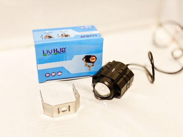 LIU HJG Mini Driving LED Fog Light Strobe Dual Intensity White/Yellow Flashing Pattern
