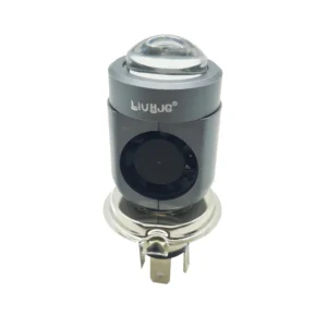 LIU HJG Motorcycle LED Headlight Projector Bulb Yellow/White With H4 Fitting (12V-36V) (30W-50W, pack Of 1)