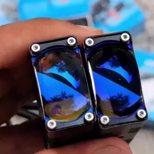 LIU HJG Waymaker Dual Colour Fog Light Version 4 with Red Devil Eye and Canbus Wiring (2Pcs) - Easy Installation for Cars and Motorcycles