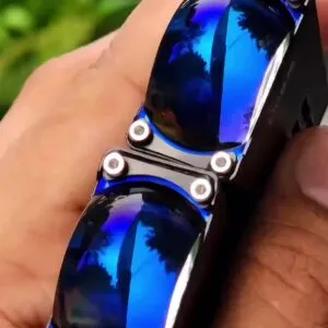 LIU HJG Waymaker Dual Colour Fog Light Version 4 with Red Devil Eye and Canbus Wiring (2Pcs) - Easy Installation for Cars and Motorcycles