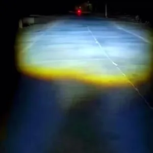 LIU HJG Waymaker Dual Colour Fog Light Version 4 with Red Devil Eye and Canbus Wiring (2Pcs) - Easy Installation for Cars and Motorcycles