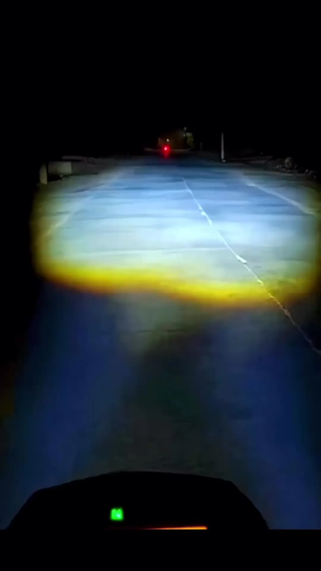 LIU HJG Waymaker Dual Colour Fog Light Version 4 with Red Devil Eye and Canbus Wiring (2Pcs) - Easy Installation for Cars and Motorcycles