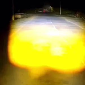 LIU HJG Waymaker Dual Colour Fog Light Version 4 with Red Devil Eye and Canbus Wiring (2Pcs) - Easy Installation for Cars and Motorcycles