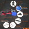 LIU HJG Original Wireless Remote Control Wiring Harness for Single or Multi-Color Fog Lights