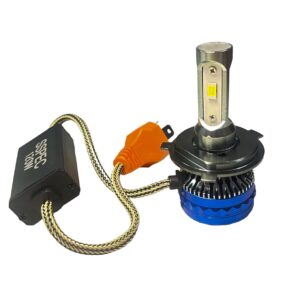 Ride India Ride SSPEC 120W Super Bright H4 LED Motorcycle Headlight Bulb (6000 Lumens, 8000 RPM Cooling Fan) – Universal Fit