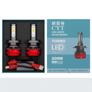 CYT H4 LED Headlight 200W Each - Car Bike Universal