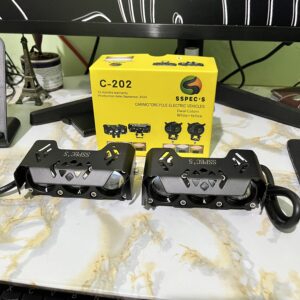 Alternative view of SSPEC'S C-202 LED Fog Light for Car & Motorcycle | Dual Color White + Yellow | High-Power Auxiliary Driving Light