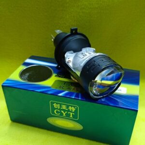 Bright LED bicycle headlight bulb for safe riding and enhanced visibility on roads and trails.