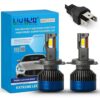 High power LED headlight bulbs with high security decoding, suitable for car headlamps, offering super focusing beam for improved road visibility and driving safety.