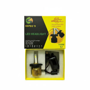 High-quality LED headlight bulb for vehicles, featuring advanced LED technology and 100W power output, ideal for car and motorcycle headlights, enhance visibility and safety on Indian roads.