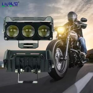 High-powered motorcycle LED headlight with durable design for enhanced visibility and safety on the road. Perfect for motorcycle enthusiasts seeking quality lighting accessories.