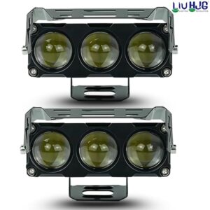 High-performance LED motorcycle headlights for enhanced visibility and safety during night rides. Suitable for touring and off-road bikes, offering bright white illumination.