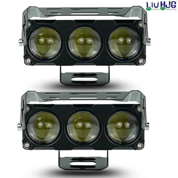 High-performance LED motorcycle headlights for enhanced visibility and safety during night rides. Suitable for touring and off-road bikes, offering bright white illumination.