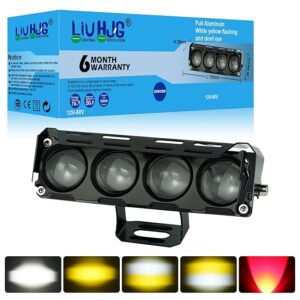 High-powered LED motorcycle headlight with adjustable beams, waterproof design, and durable aluminum housing for optimal visibility and safety on the road. Suitable for all motorcycle models.