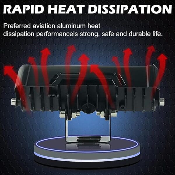 Enhanced heat dissipation technology using preferred aluminum heat sink for durability and safety in high-performance applications.
