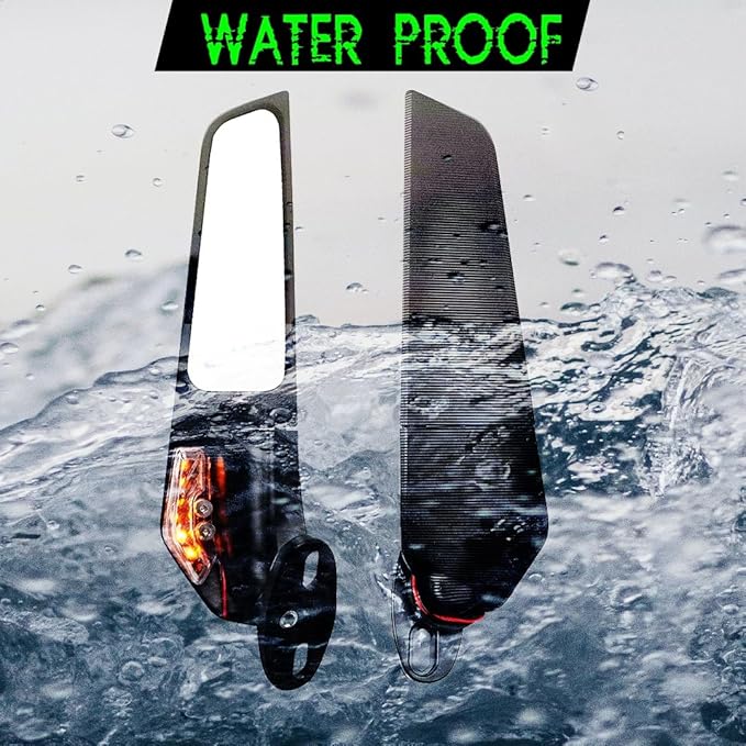 Stealth Wings Rear View Mirror With Indicator - Image 4