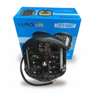 Alternative view of LIU HJG Original God’s Eye 7 Inch 95W LED Spot/Fog Light For Bike, Truck, Ford, Jeep, Thar, UTV, ATV, SUV (Pack Of 1)