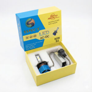 Alternative view of SSpecs 80W H4 LED Headlight Bulb – Universal for Car & Motorcycle